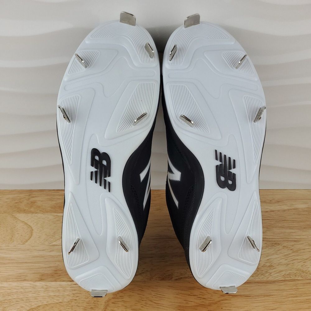 New Balance Tupelo V1 Black White Baseball Cleats Shoes Mens Size 7 - TUPELOK1 - Picture 11 of 12